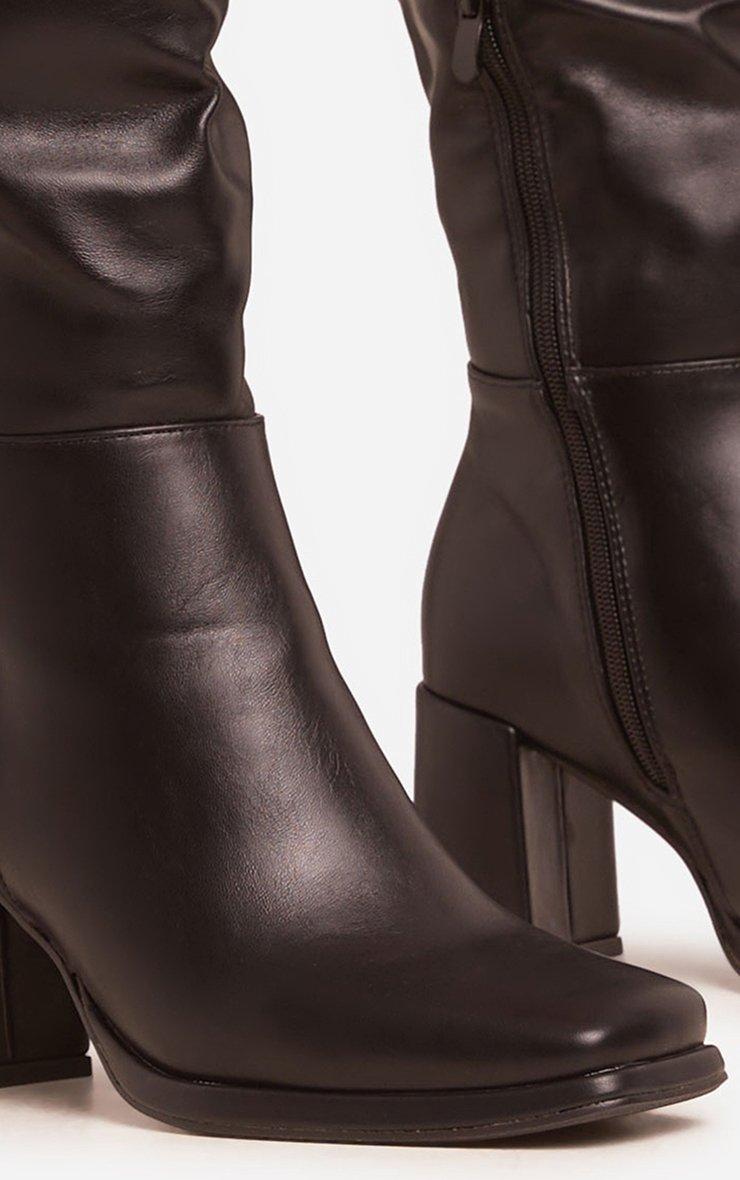 恭子② Square Neck Lace Up Front Structured Corset Top In Cream