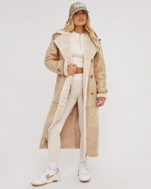 Aviator hot sale long coat