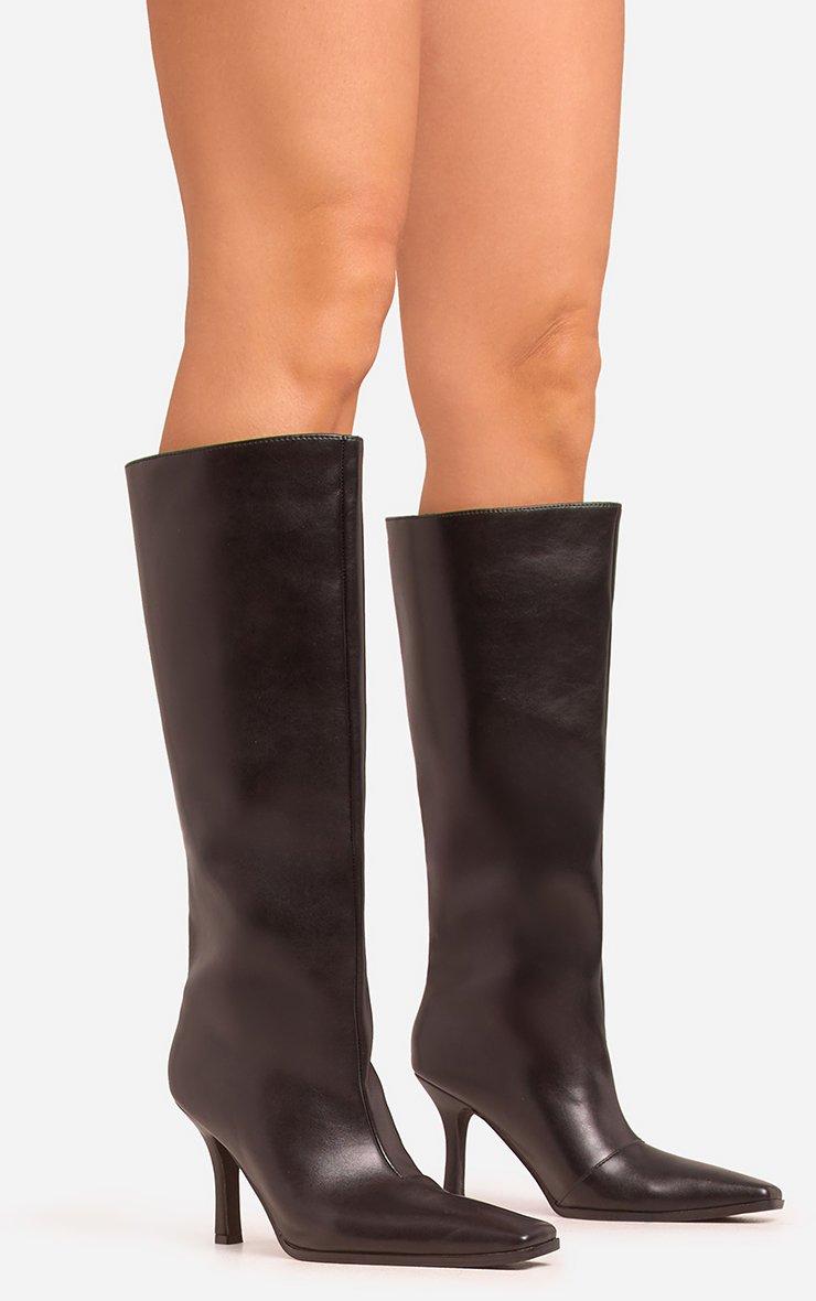 Black Knee High Boots Ceciloroda Fold Over Boots Knee High For