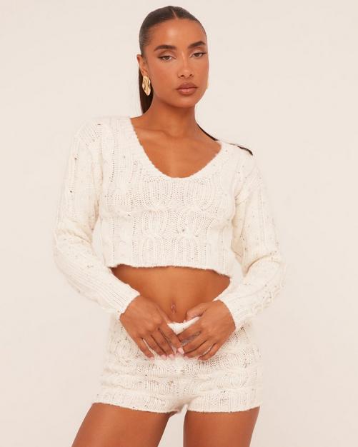 Long Sleeve High Neck Top In Black Sheer Knit | EGO Long Sleeve High Neck Top In Black Sheer Knit | EGO