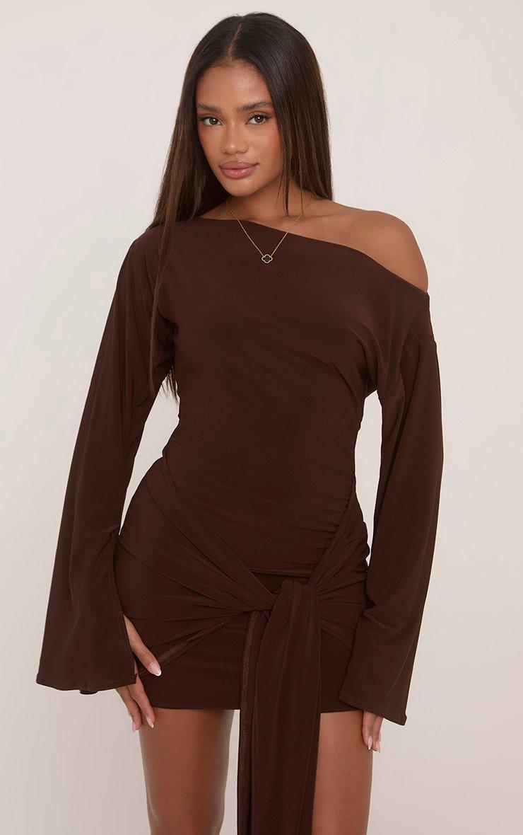long sleeve short sleeve dress FAIABLE Mini Deep V Sexy for Women A-line High Waisted Casual Flowy Dress for Cocktail Wedding Guest Apricot at Amazon Women's Clothing store Sheer organza fabric shapes long balloon sleeves (with elastic at the cuffs and shoulders) that frame a stretchy crepe knit dress with a sweetheart neckline and flattering seamed bodice Simply Amazing Long Bell Sleeve