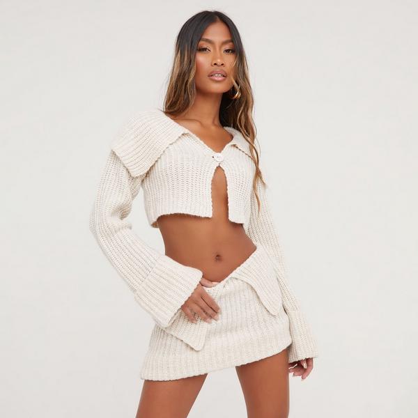 long sleeve cropped cardigan
