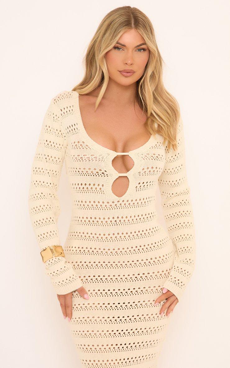 crochet dress with sleeves Bell Sleeve Mini The Kaedyn Dress from Miss Circle is crafted from stretchable crochet fabric MUUSA crochet tutorial: Lace midi