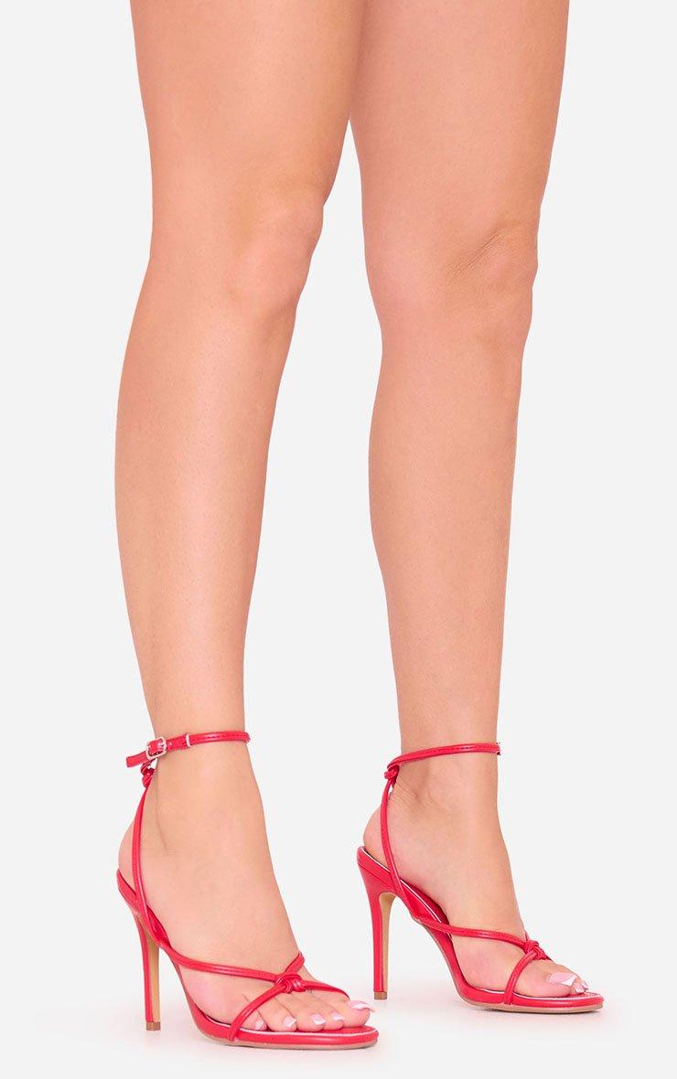 andwang enamel square strap heels 厚底 Enamel square strap heels