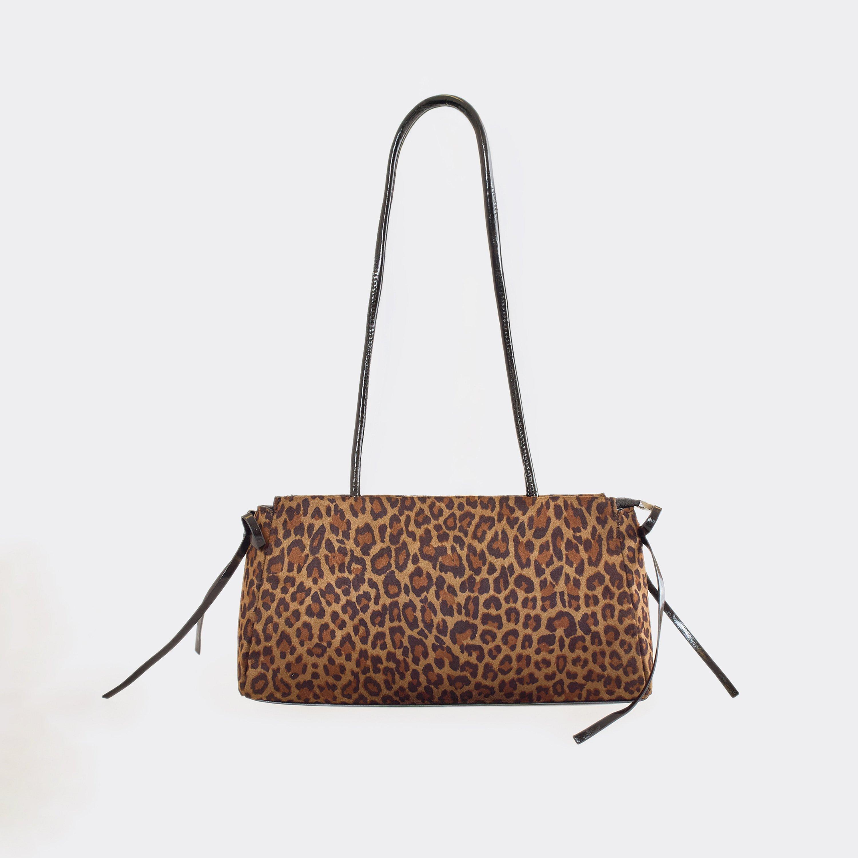 Cartie Rectangle Shaped Shoulder Bag In Leopard Print, Women's Size UK 0