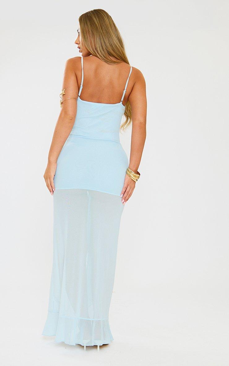 white maxi mermaid dress Elegant White Lace Mermaid Dress with Spaghetti Straps