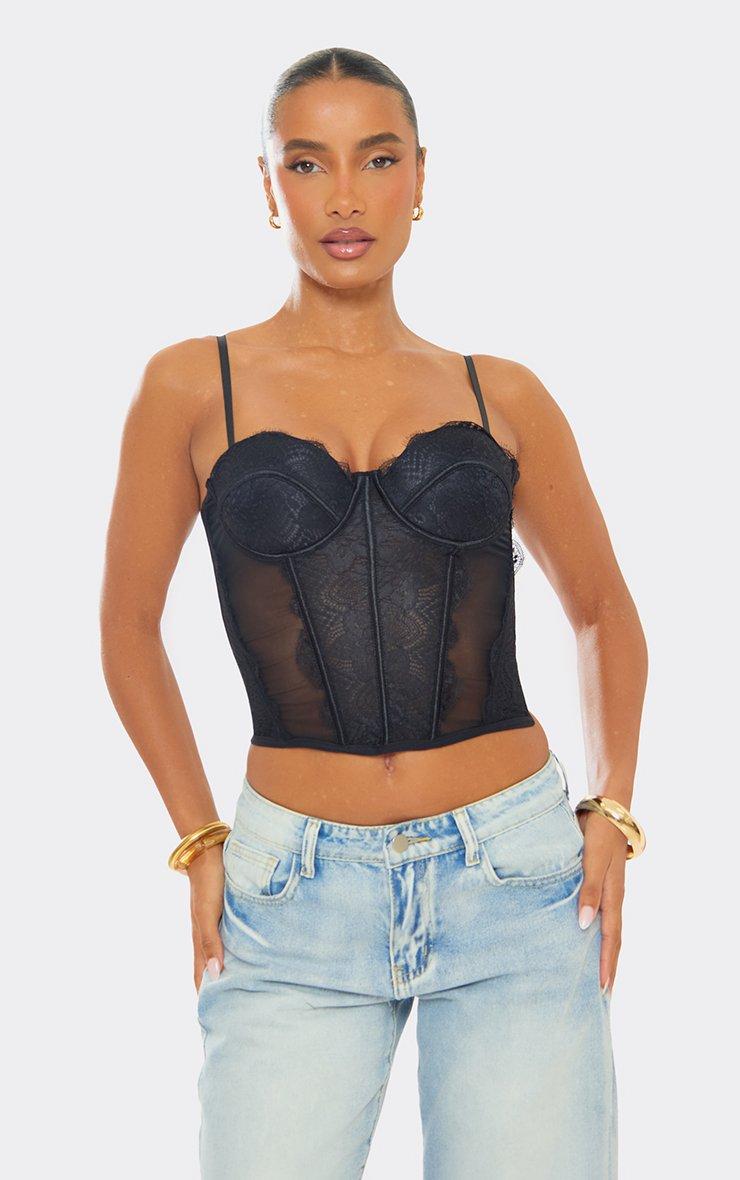 babylclub Disco frill top トップス ブラック babylclub Disco frill top トップス ブラック SLY | SQUARE NECK