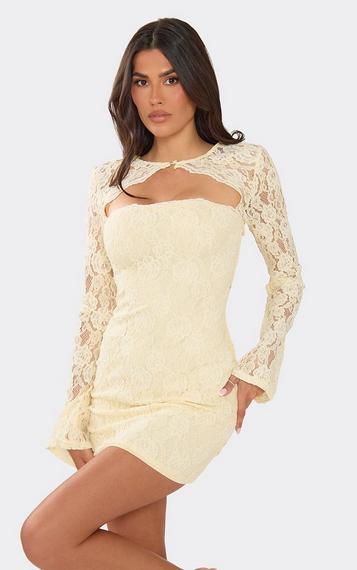 mini dresses going out Off White Ruffle Tube Dress Adeline its positioned as contemporary premium Going Out Dresses | Night