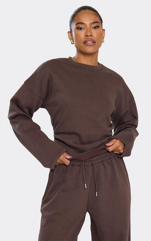 Long Sleeve 'Min Min' Detail Zip Up Front Collared Sweatshirt In