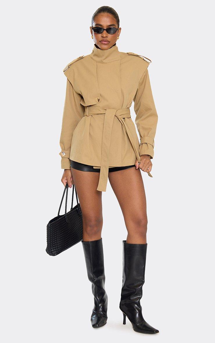 【cornerstone】 HIGH NECK SHORT COATS cornerstone】 HIGH NECK SHORT COATS CornerStone Duck Cloth Hooded