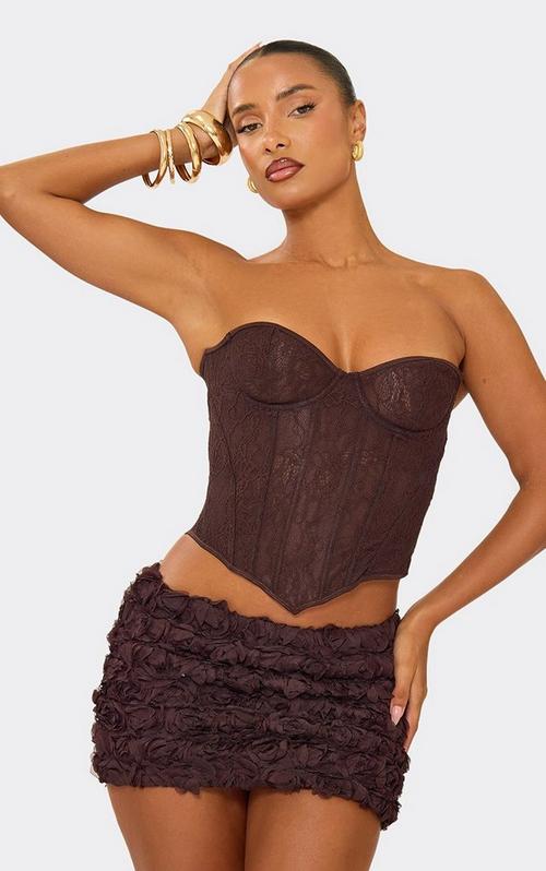 High Waist Distressed Detail Mini Bodycon Skirt In Gold Metallic