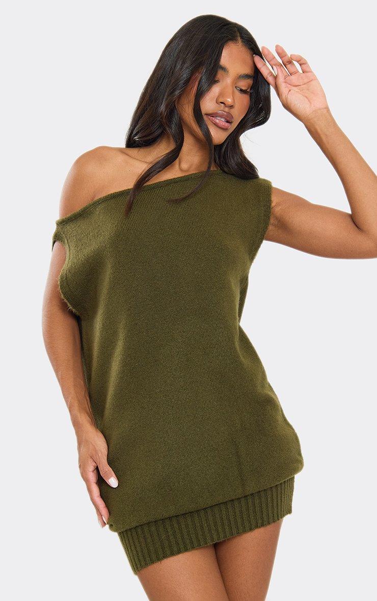 Halterneck Plunge Cut Out Detail Split Side Maxi Dress In Orange