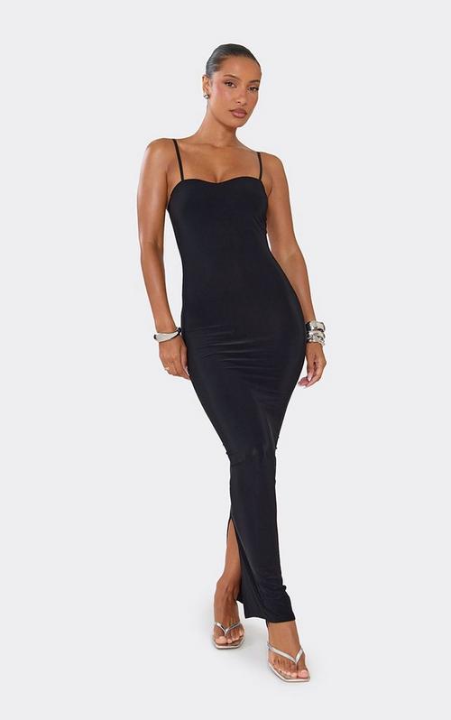 Sleeveless Twist Cut Out Front Mini Bodycon Dress In Black | EGO US