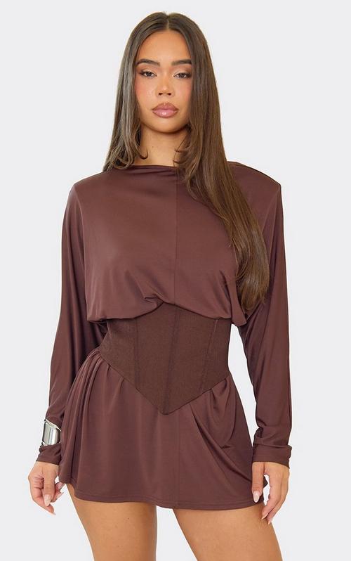 Strappy Tailored Skater Mini Dress In Burgundy Lace | EGO AU