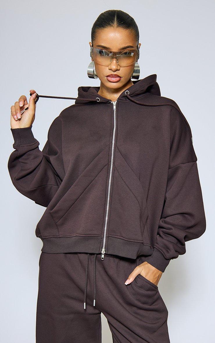 3WAY CUT TOPS&DOT HALTERNECK SET グレー Halterneck Plunge Top And Ruffle Mini Skirt Co-Ord Set In Brown