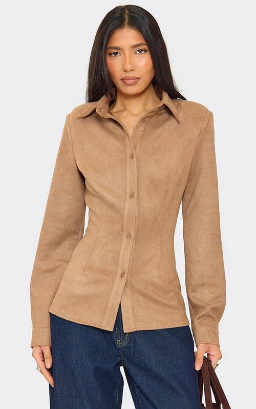 Raquel Allegra Pré-Collection Victorian Ruffle Shirt - Army pour 