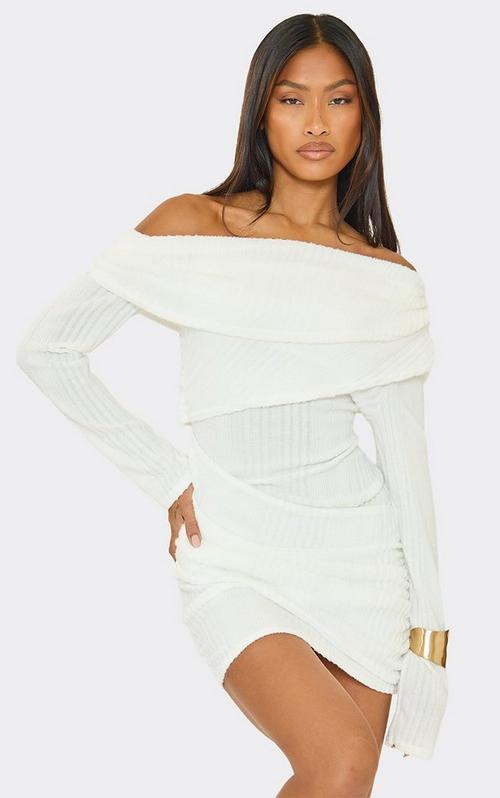 cream ribbed bodycon dress High Neck Zip Up Detail Seamless Mini In | EGO CA Solie Tie Back Maxi