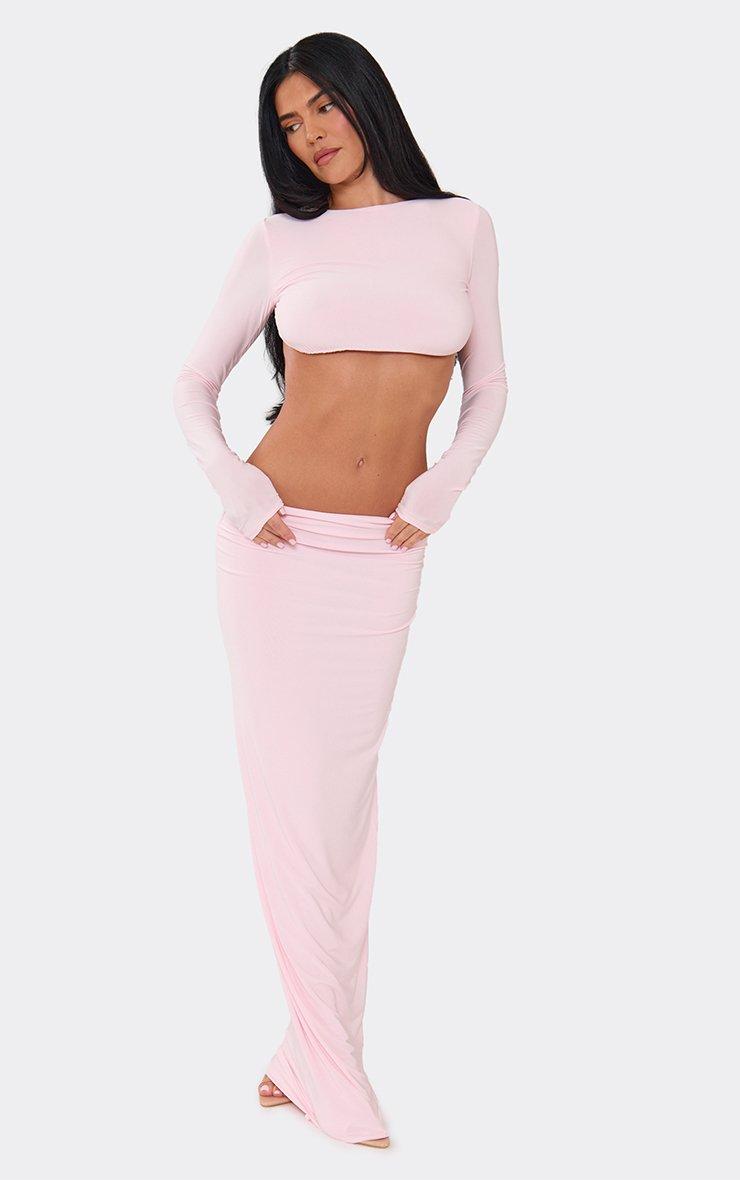 light pink ruched bodycon dress Merisse | Light PINK Bandeau Mini-Dress With Ruched-Detailing