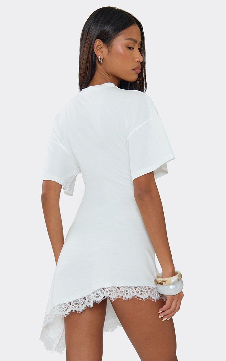 navy blue dress for baby girl Alexander Wang Asymmetric Ruched Shirt Dress in White