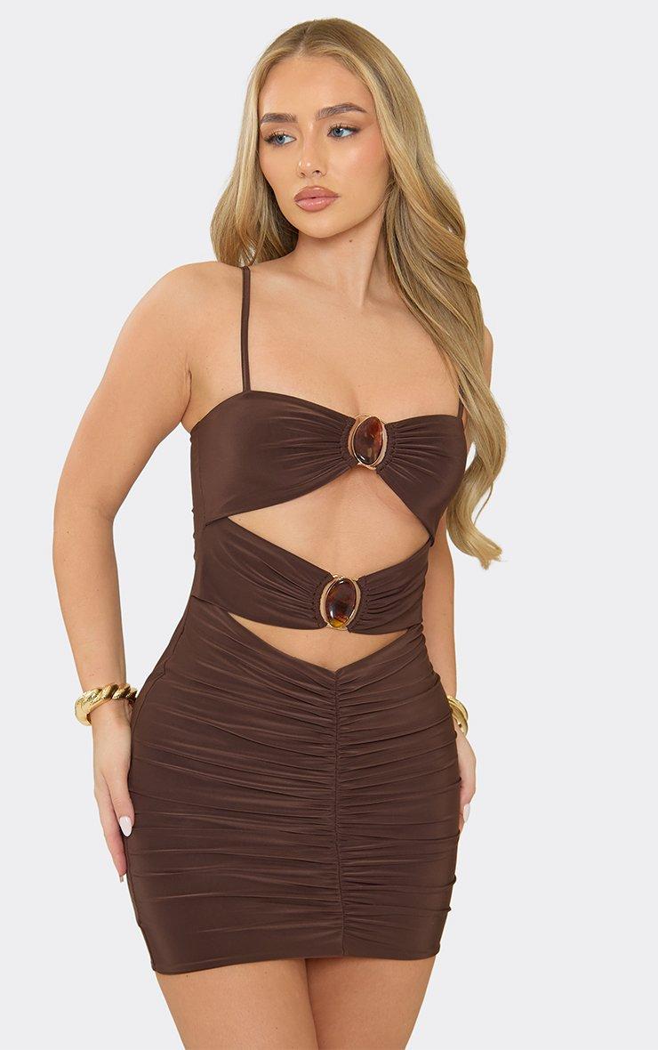 ruched short dress METOES Women's 2024 Summer Mini Sleeveless Ruched Tube Dress (Color : Hot Pink, Size : X-Small) : Clothing, Shoes & Jewelry Short ruched dress for cocktail parties and semi Strappy Cut Out Trim Detail