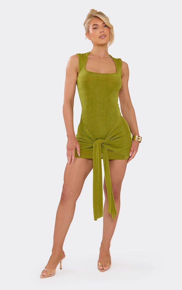 green emerald velvet dress Women's Effortlessly Cool Sleeveless Cargo Pocket Midi Dress in Green