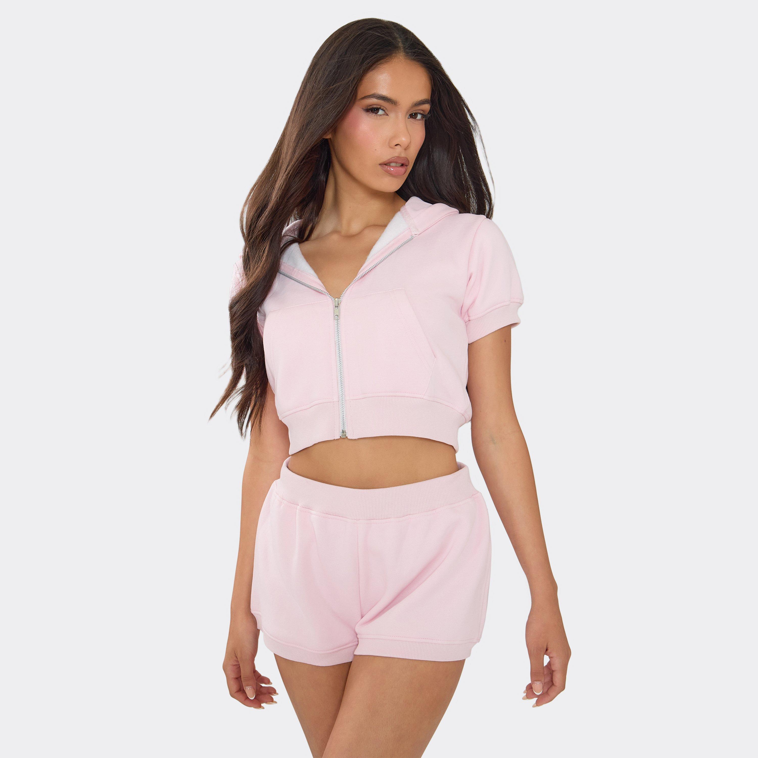 Mini Sweat Shorts In Pink, Women's Size US 4