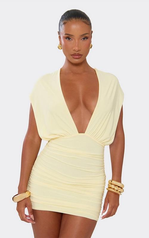 Sleeveless Lace Up Front Detail Layered Frill Hem Mini Dress In