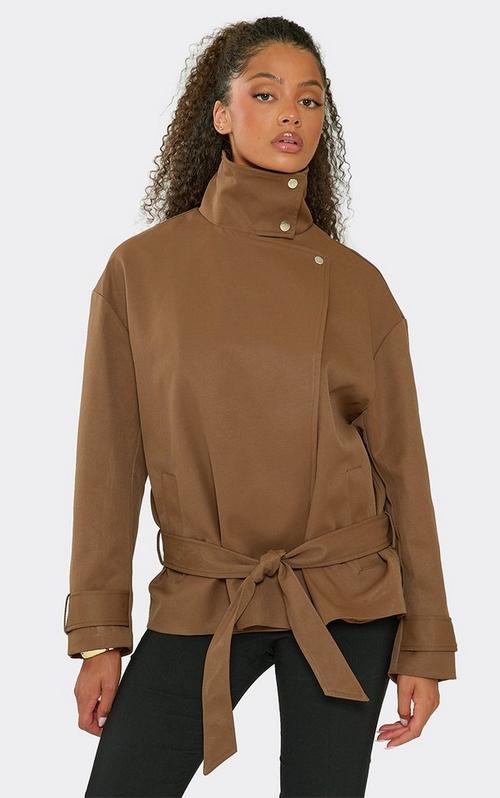 Long Sleeve Fitted Zip Up Cropped Jacket In Black | EGO US | EGO