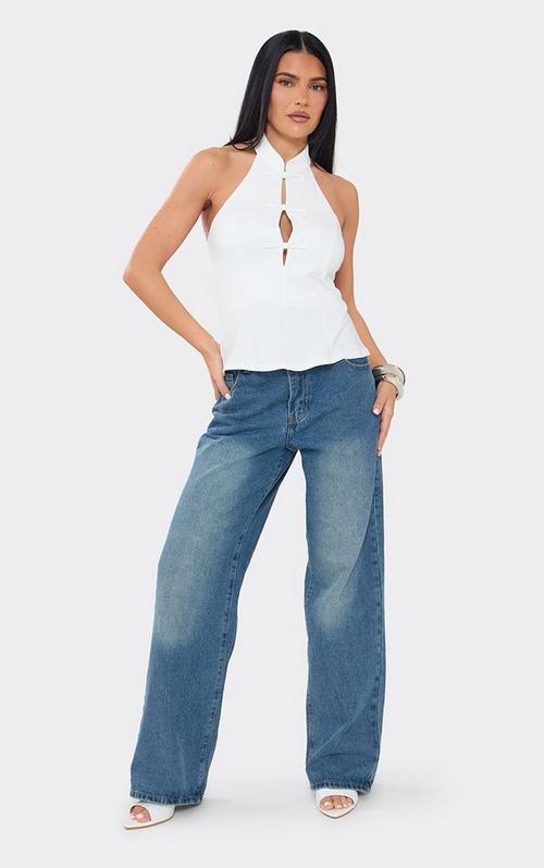 Bandeau Structured Top And Bolero Sleeves In Grey Marl | EGO US | EGO