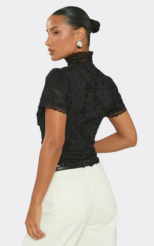 One Shoulder Oversized Flower Print Top In White Slinky | EGO US | EGO