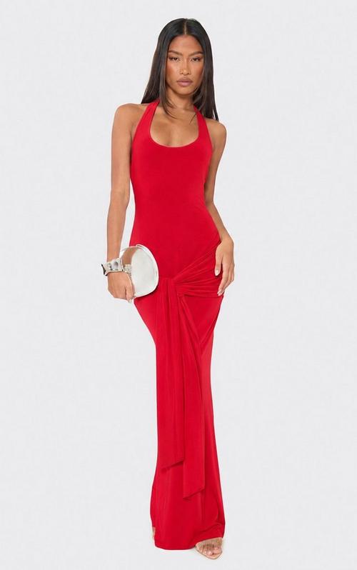 long red bodycon dress Rose Halterneck Detail Sleeve Cupped Mini In Lace | EGO US style sequin prom dress