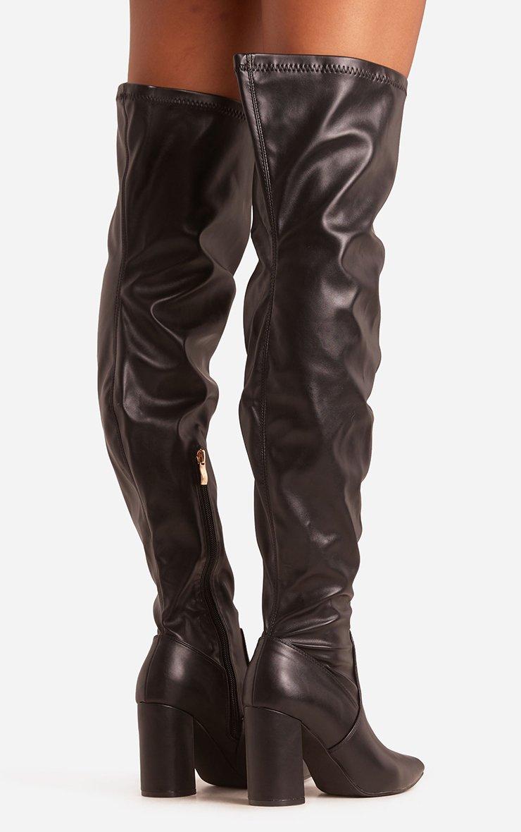 BLAQUEE 懐き LONG BOOTS ブラック