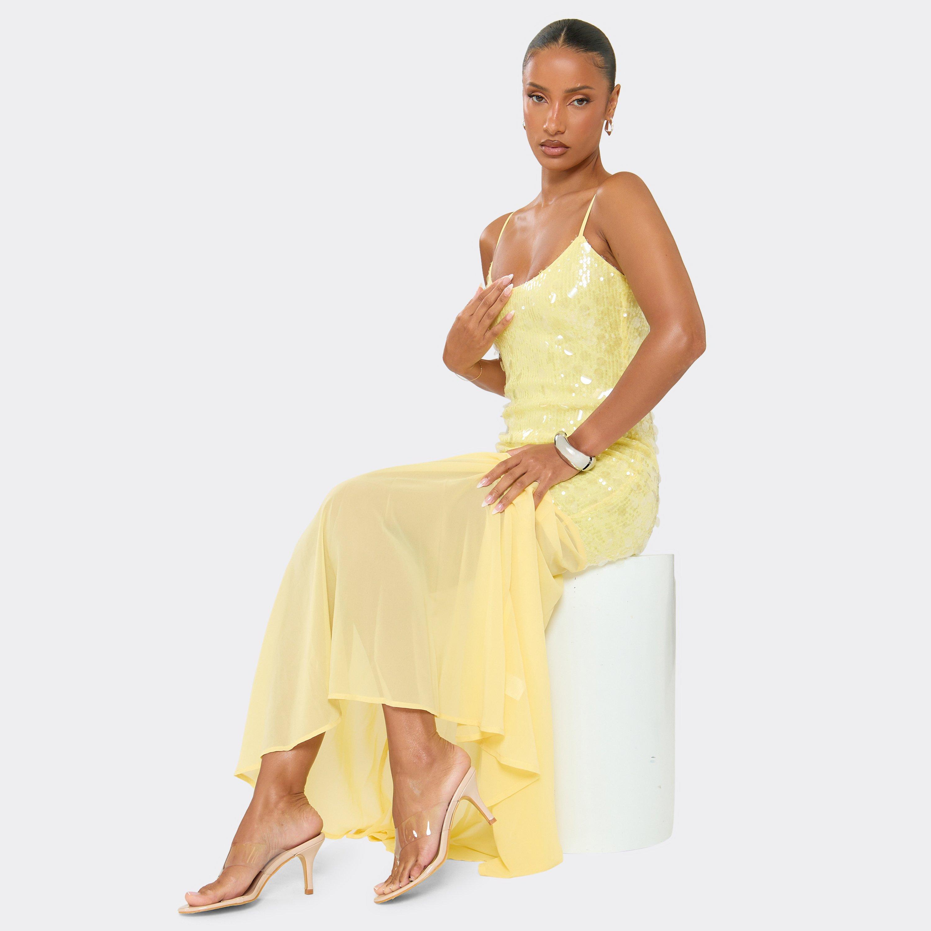 Arrie Clear Perspex Thong Strap Heeled Mule In Nude Patent, Women's Size UK 3