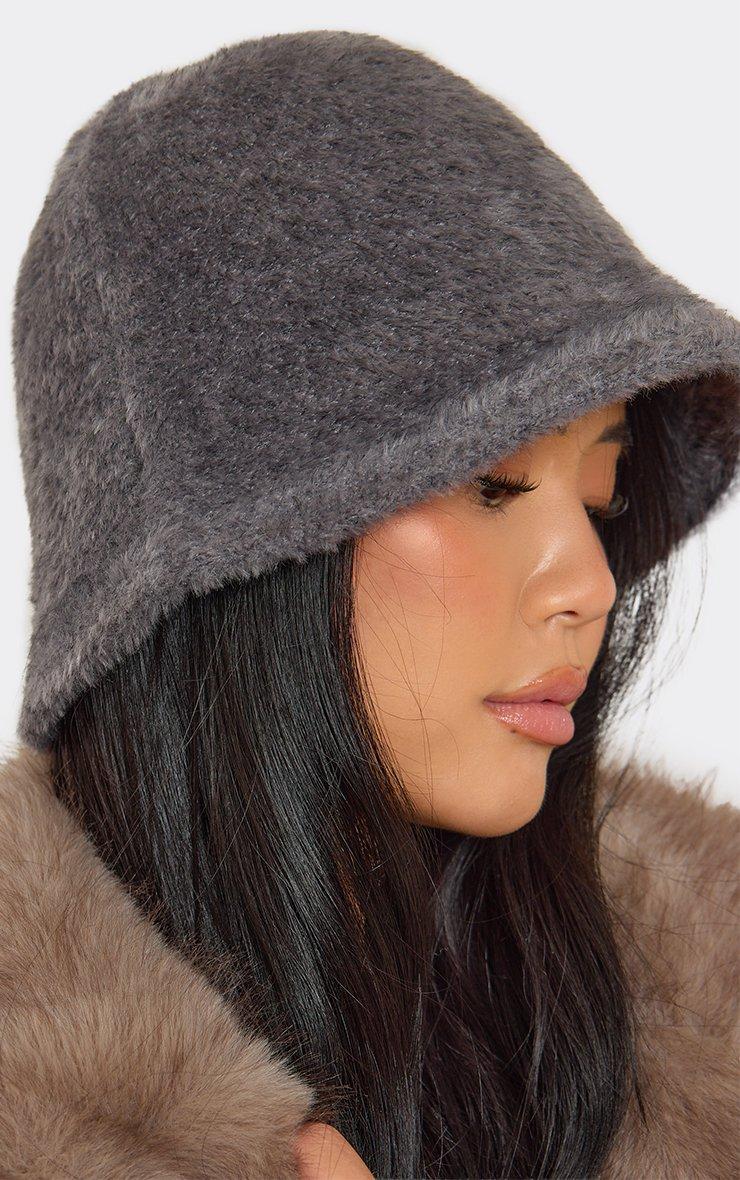 Bucket Hat In Grey Felt