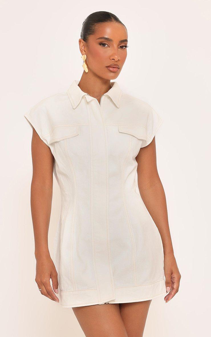 short sleeve denim dress for women Louisa - Medium Wash Tumble dry low Buy ONLY Blue Short Sleeve