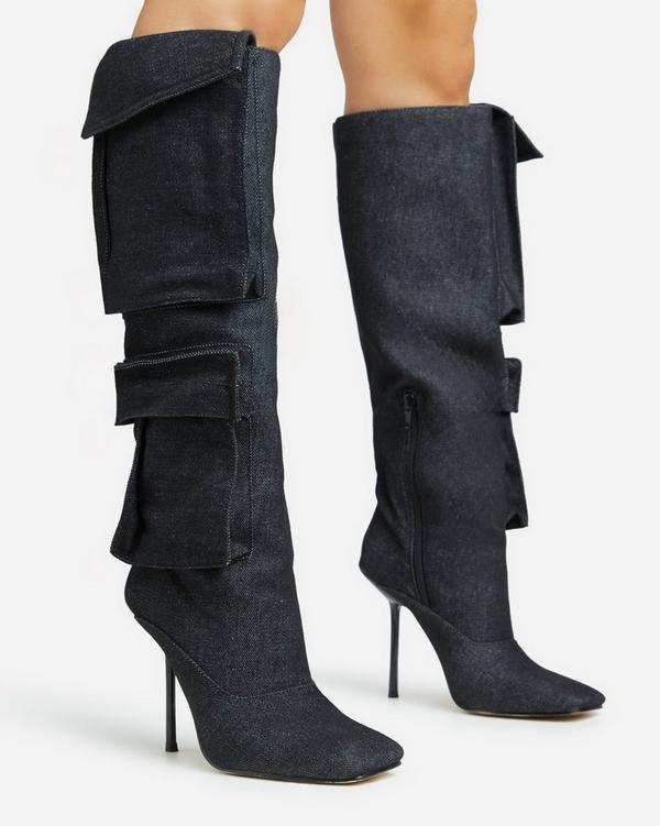 Stiletto store long boots