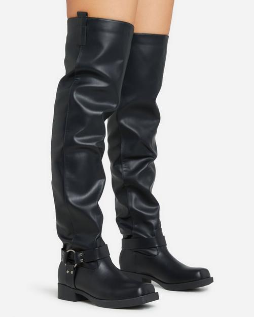 Men's thigh high outlet boots