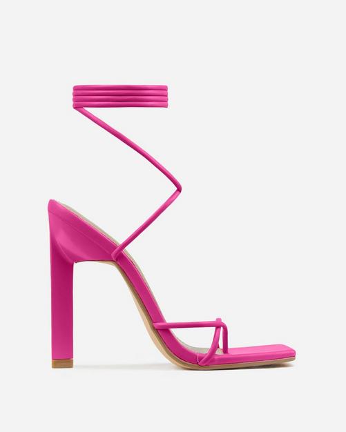 Pink Heels | Hot Pink Heels | Pink Block Heels | EGO