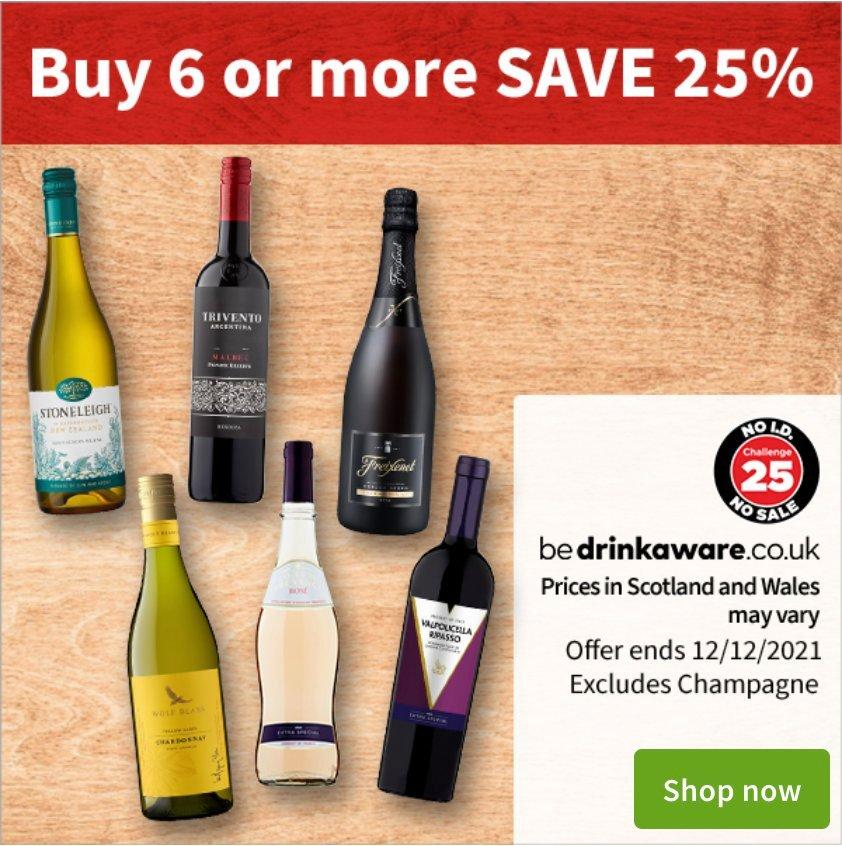 Buy 6 or more SAVE 25%