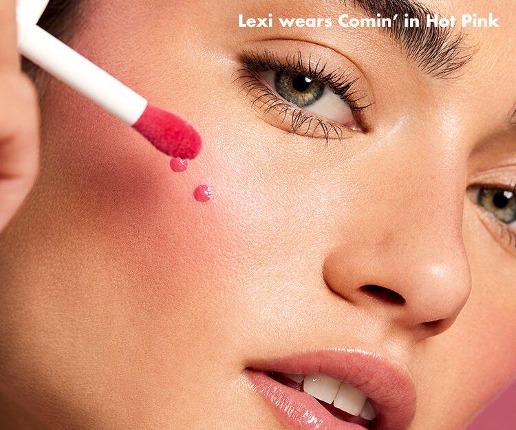 Lexi wears Comin' In Hot Pink