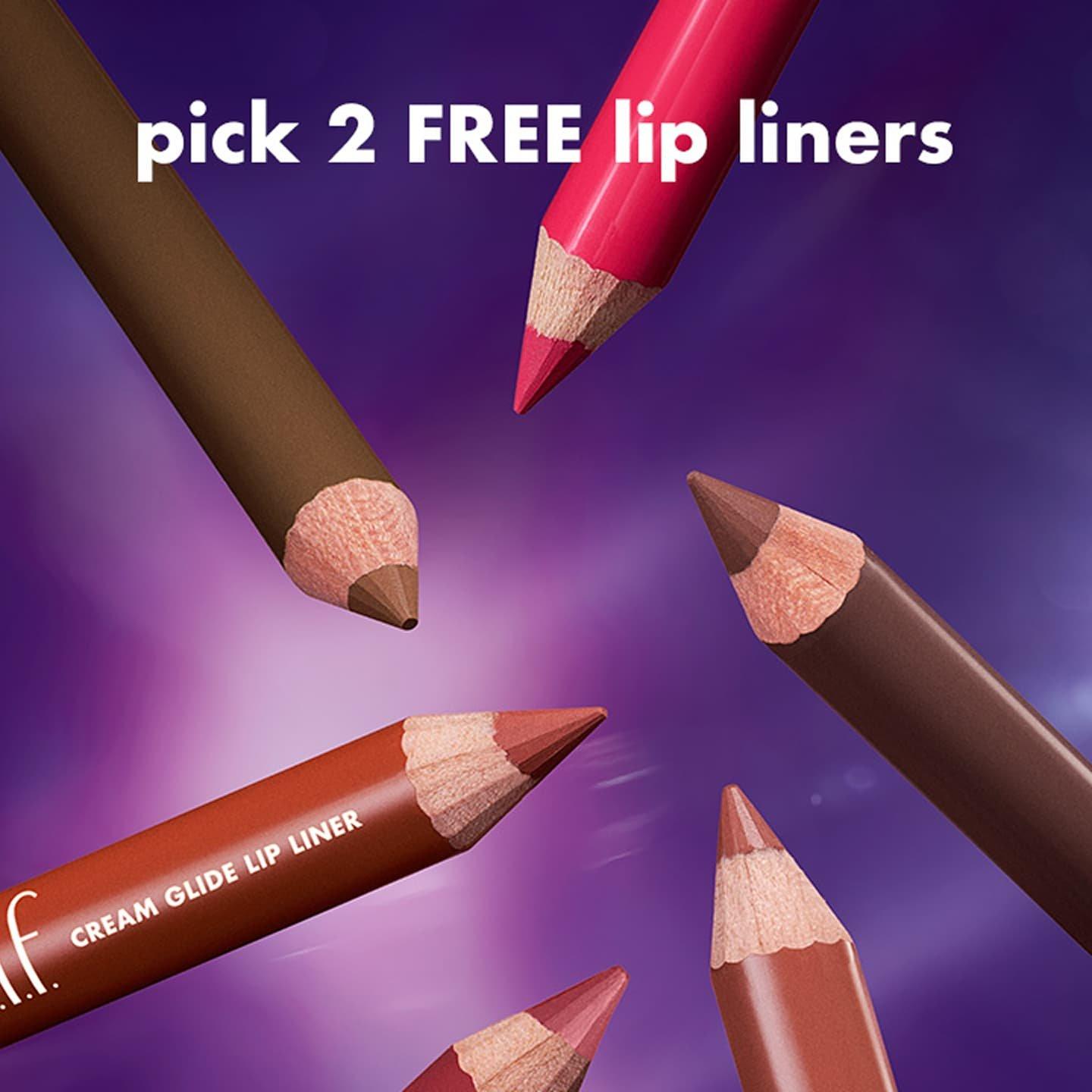 pick 2 FREE lip liners