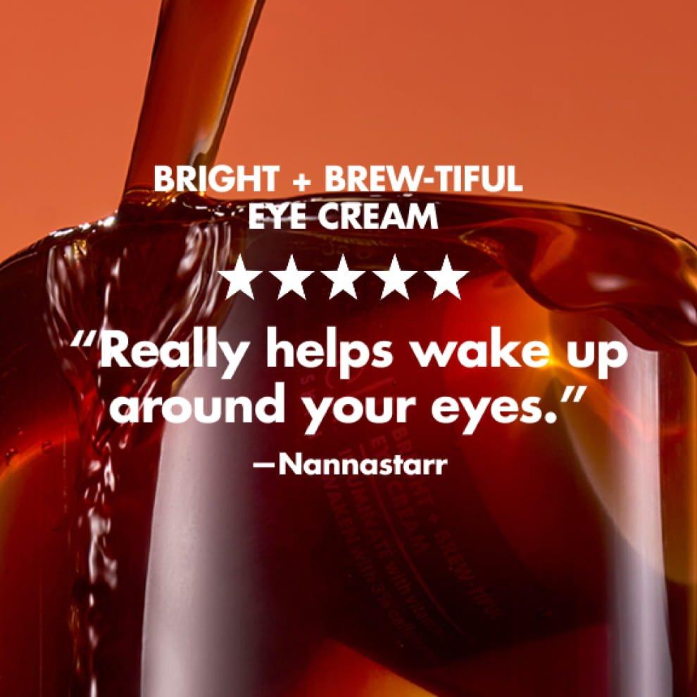 "Really helps wake up around your eyes." by Nannastarr