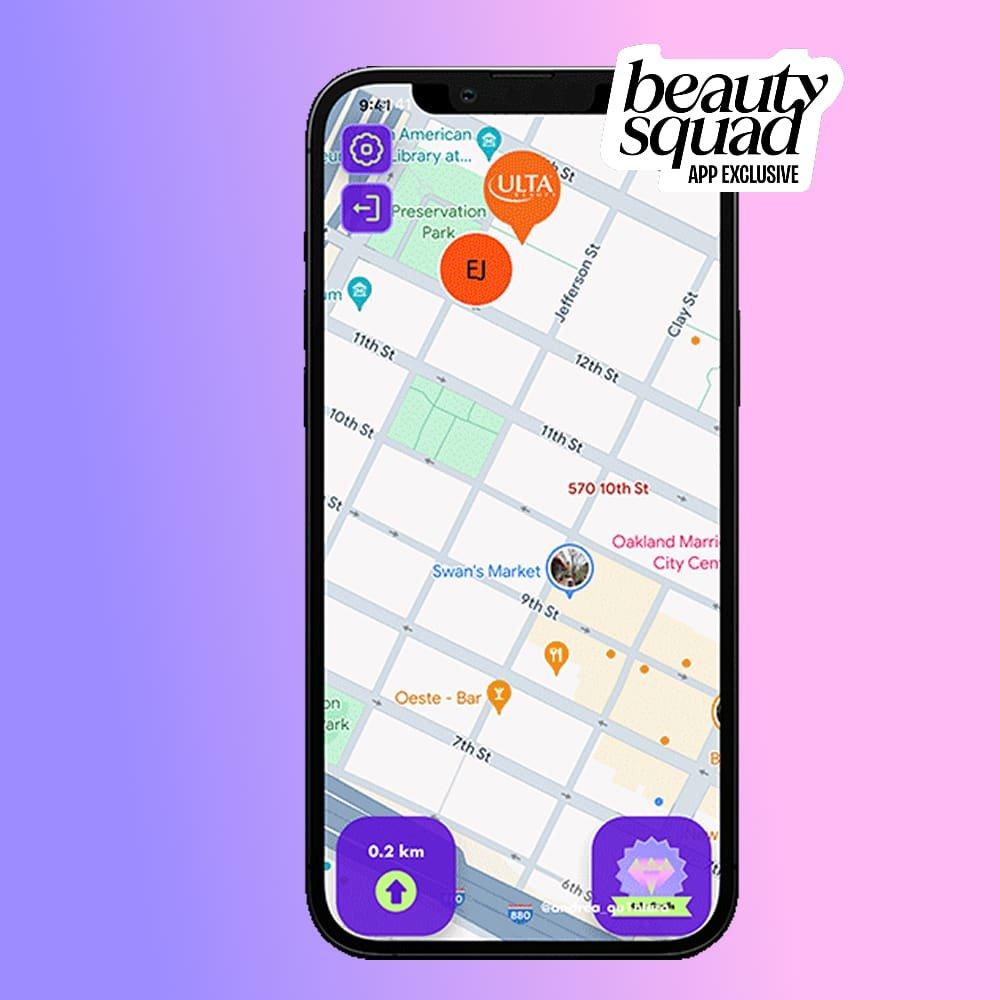 beauty squad app exclusive: Walk to a nearby store or place that sells e.l.f. cosmetics and skincare