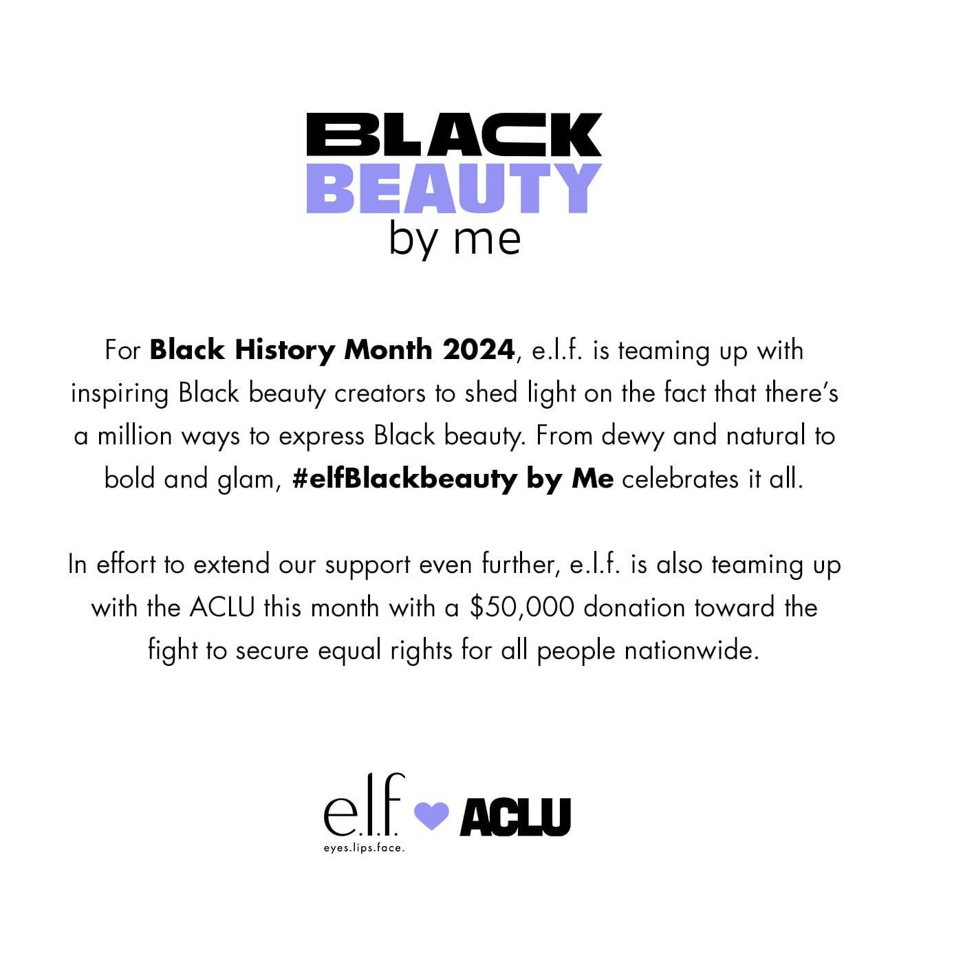 elf cares community : black beauty banner