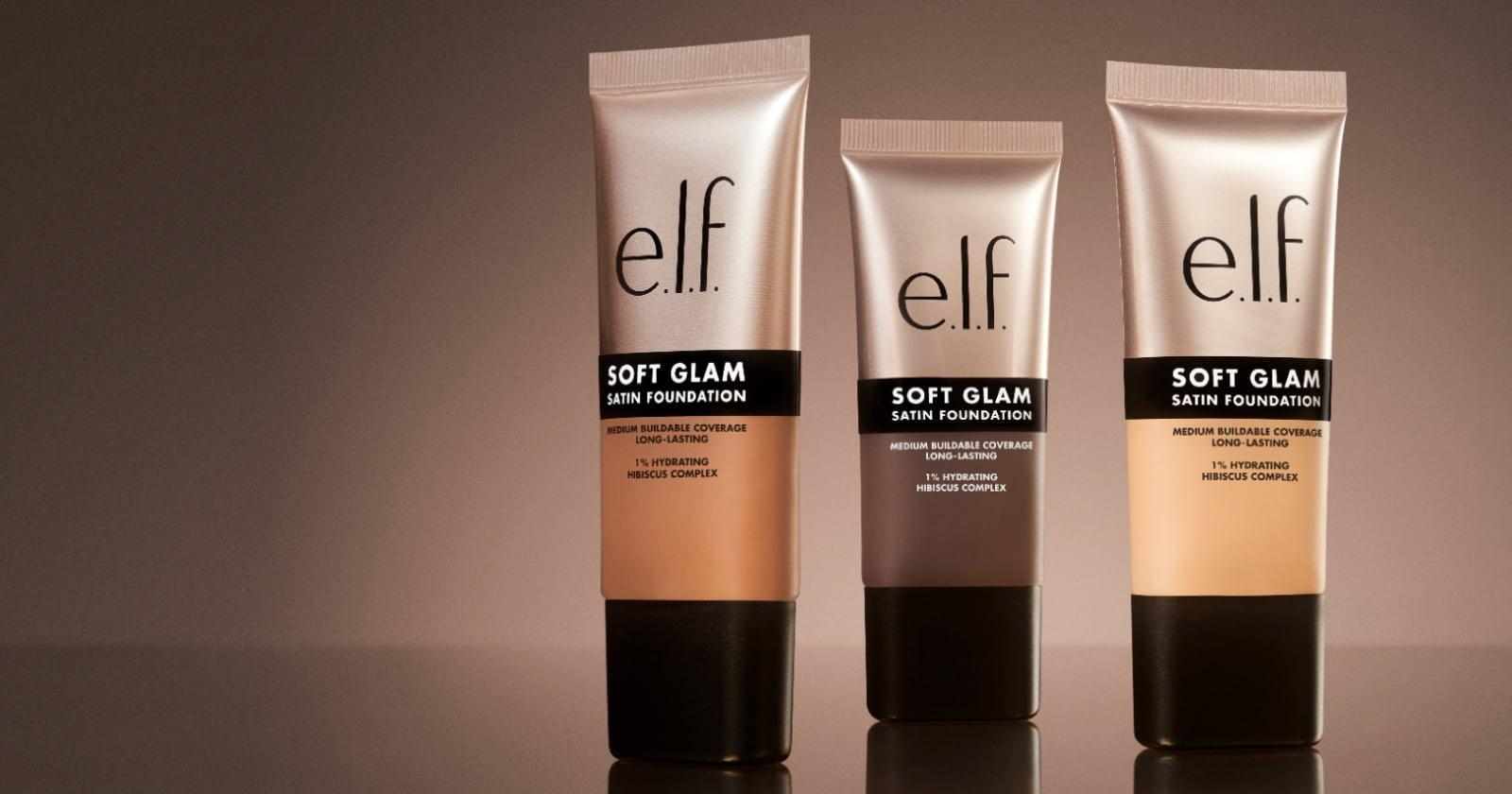 elf Soft Glam Satin Foundation and Camo Collection