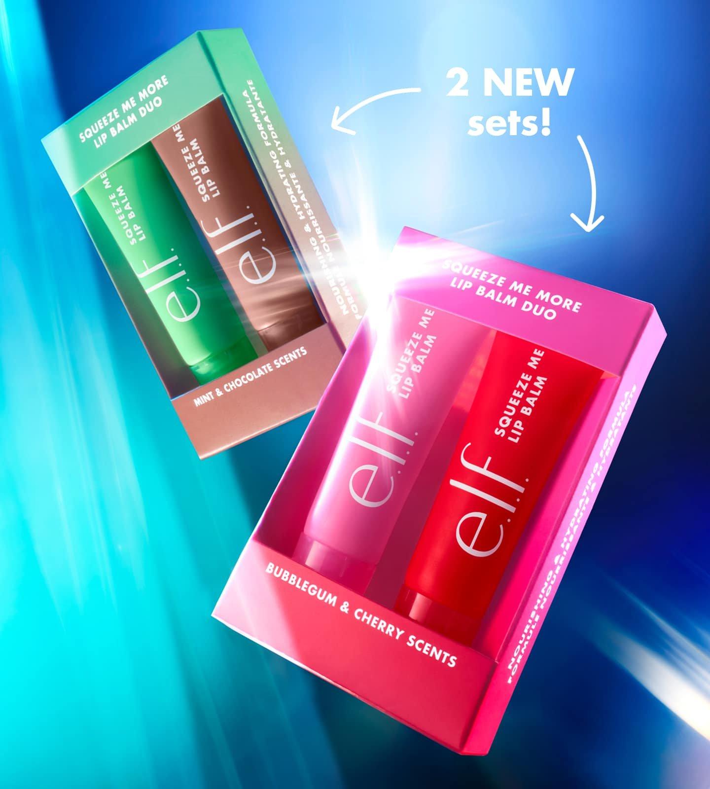Two new Squeeze Me More Lip Balm Duo sets