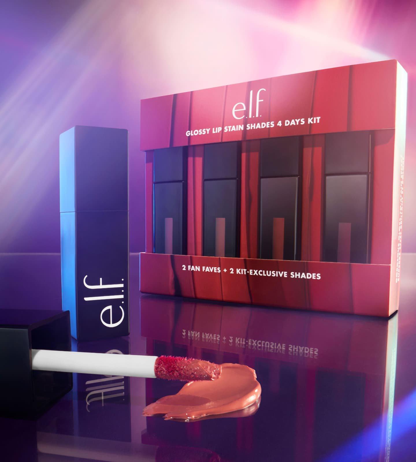 e.l.f. Glossy Lip Stain Shades 4 Days Kit