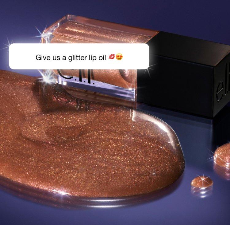 Give us a glitter lip oil