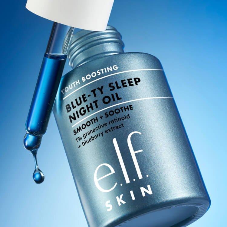 e.l.f. Youth Boosting Blue-ty Sleep Night Oil