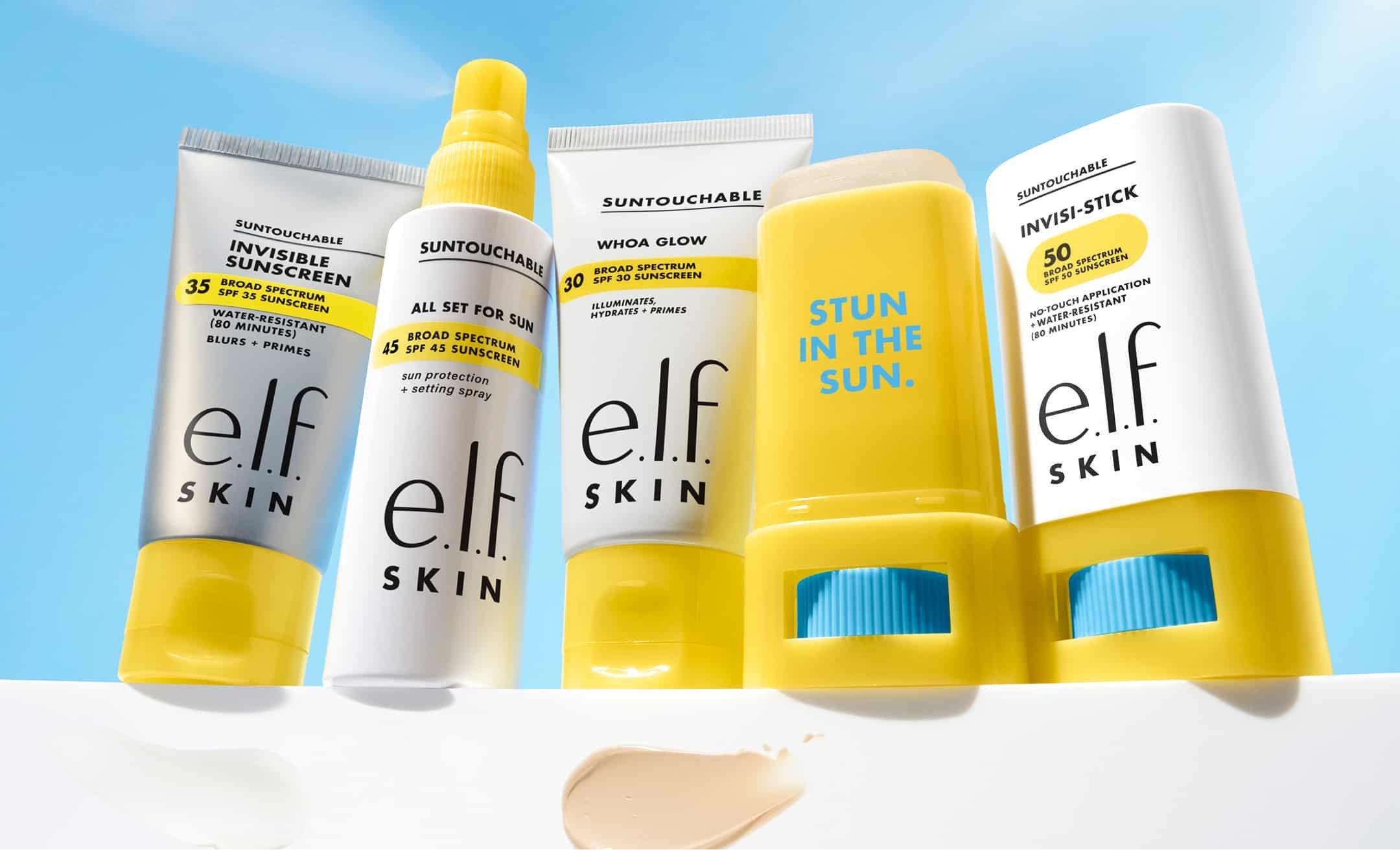 e.l.f. SKIN Suntouchable SPF family
